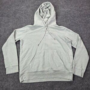 BLK DNM Hoodie Mens Medium Sweater 01 Distressed Raw Hem Pullover Casual